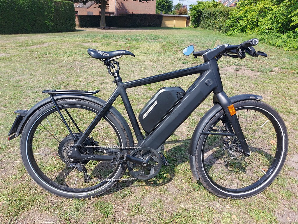 Batterie dans cadre – si taille permet