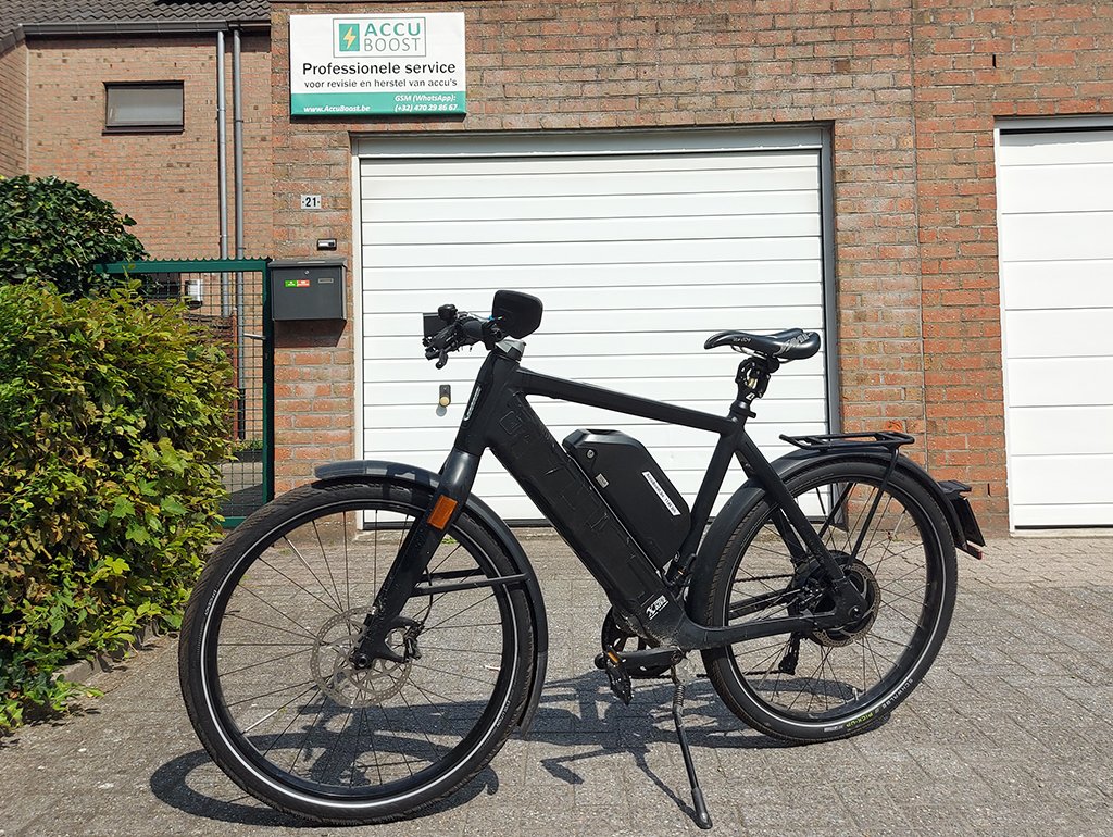 Batterij in frame – bij juiste maat